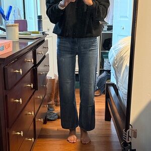 Quince Dark Blue Flare Jeans